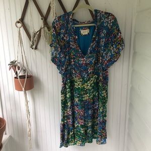 Anthro floral dress